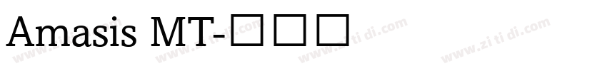 Amasis MT字体转换
